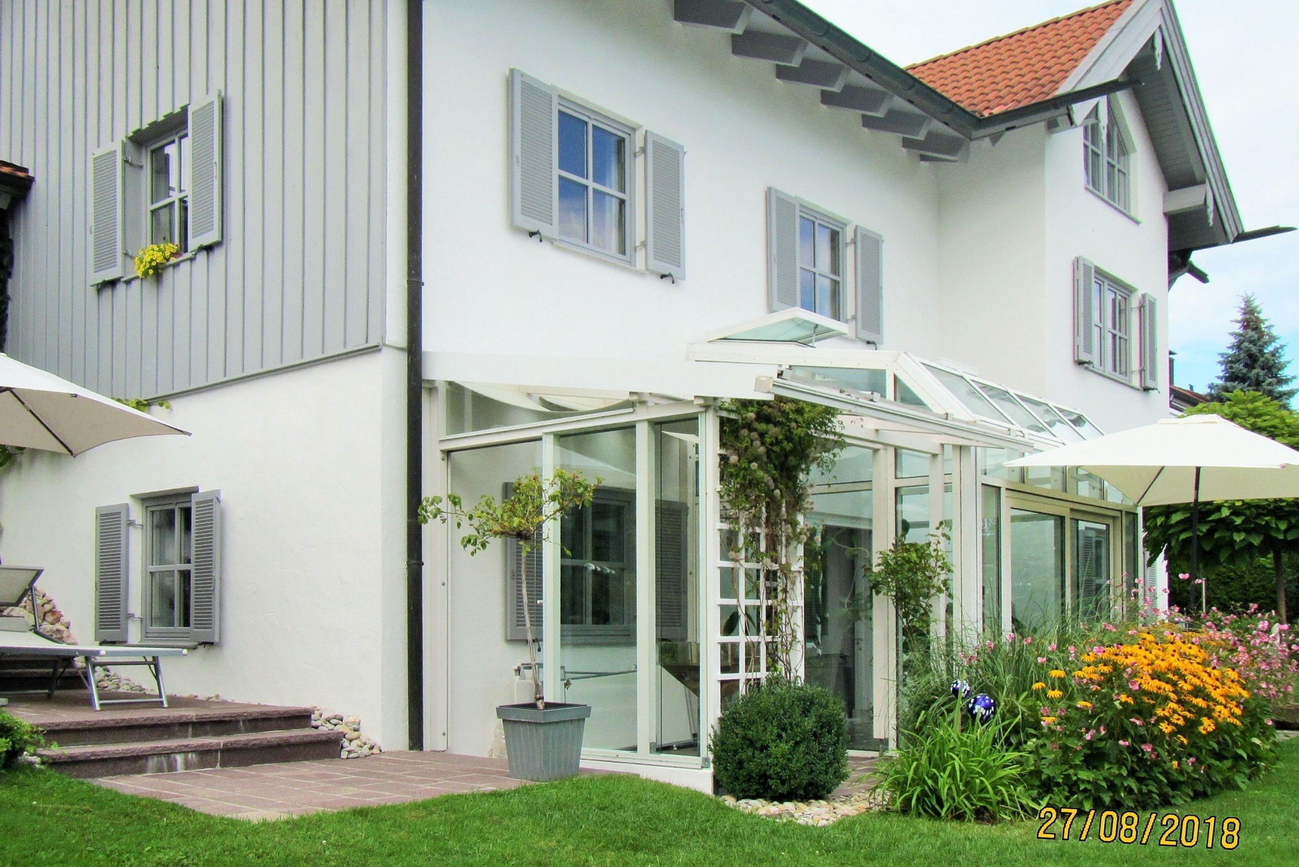 Foto Eine Immobilie der besonderen Art - Bergblick + Seeblick in Hopfen am See