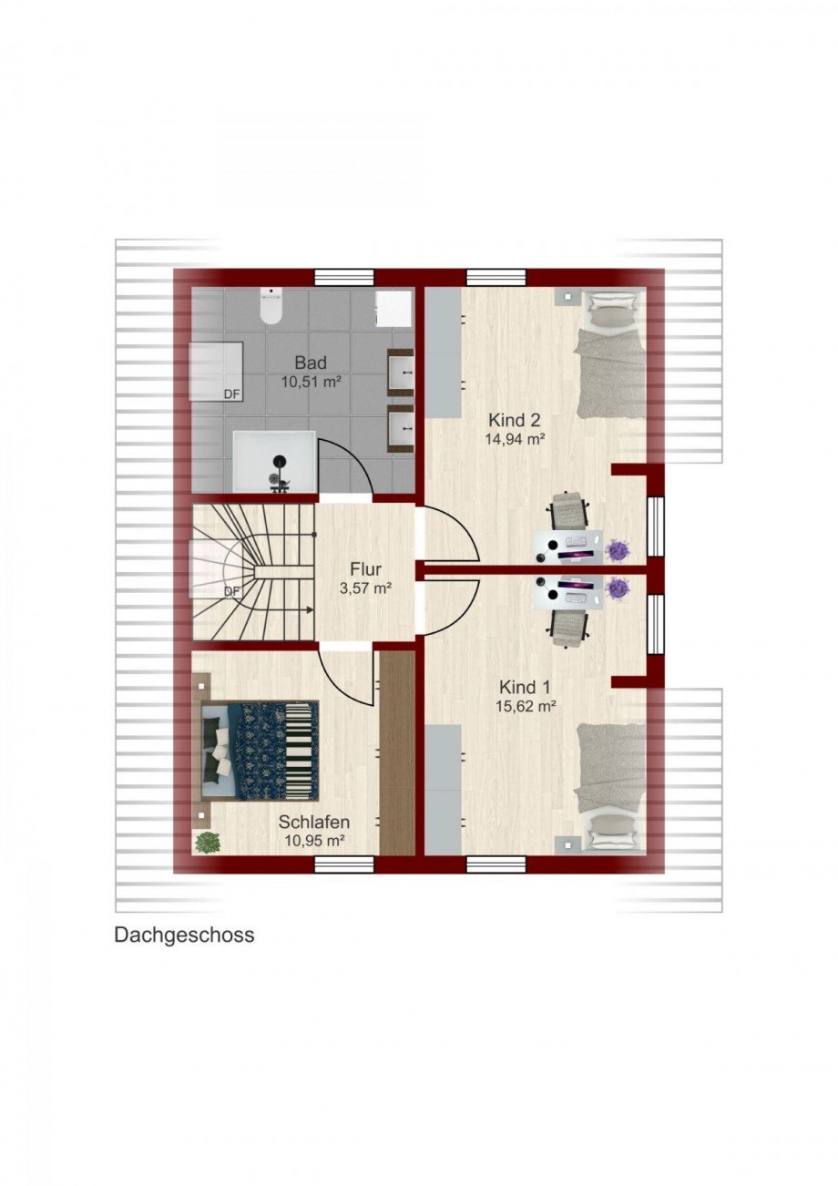 Grundriss DG Haus Weitnau